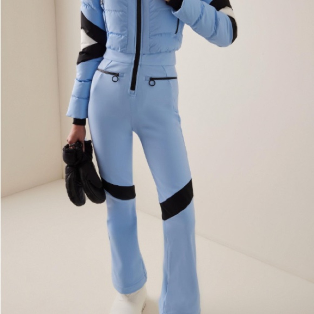 Fusalp Light Blue and Black Ski Jacket - Clarisse Suit.   Brand new with tags - Picture 5 of 7